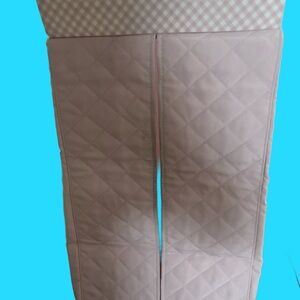 Quilted Pink Kids diaper slasher Accessory for baby nursery